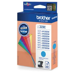 Cartuccia ad Inchiostro Originale Brother LC-223CBP Ciano di Brother, Toner e inchiostro per stampante - Rif: M0502993, Prezz...