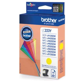 Cartuccia ad Inchiostro Originale Brother LC-223YBP Giallo Nero di Brother, Toner e inchiostro per stampante - Rif: M0502996,...