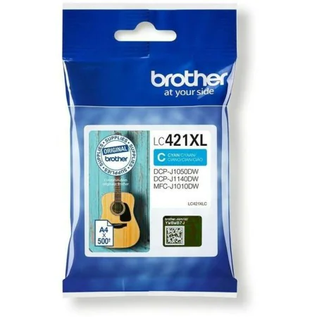 Cartucho de Tinta Original Brother LC-421XLC Cian de Brother, Tóners y tinta de impresora - Ref: M0503053, Precio: 19,23 €, D...