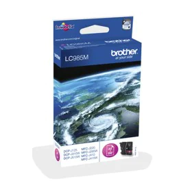 Original Ink Cartridge Brother LC985M Magenta by Brother, Printer toners and inks - Ref: M0503102, Price: 12,57 €, Discount: %