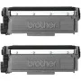 Toner Brother TN-2320TWIN Black 2600 pgs by Brother, Printer toners and inks - Ref: M0503166, Price: 131,08 €, Discount: %