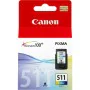 Original Ink Cartridge Canon CL-511 Colour Cyan/Magenta/Yellow by Canon, Printer toners and inks - Ref: M0504132, Price: 27,7...