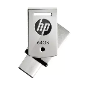 Memoria USB HP HPFD5000M-64 Acciaio 64 GB di HP, Chiavette USB - Rif: M0511840, Prezzo: 20,79 €, Sconto: %