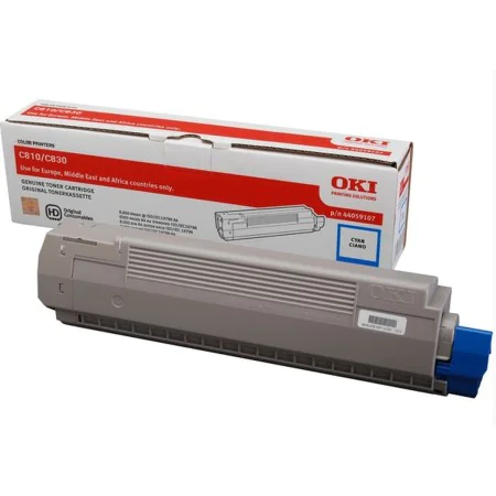 Toner original OKI 44059107 Cyan de OKI, Toners et encre pour imprimante - Réf : M0515844, Prix : 243,09 €, Remise : %