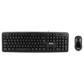 Tastatur mit Maus OQO TR001-U Schwarz Bunt Qwerty Spanisch von OQO, Tastatur-Maus-Sets - Ref: M0516544, Preis: 10,71 €, Rabat...