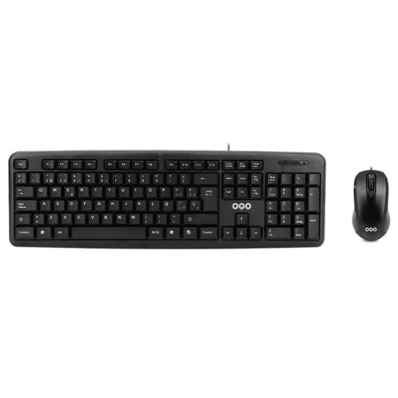 Tastiera e Mouse OQO TR001-U Nero Multicolore Qwerty in Spagnolo di OQO, Set tastiera e Mouse - Rif: M0516544, Prezzo: 9,64 €...