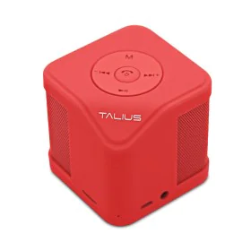 Altifalante Bluetooth Talius Cube 3W Vermelho 3 W de Talius, Auriculares portáteis e altifalantes com porta dock - Ref: M0518...