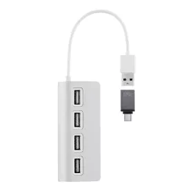 Hub USB TNB TNB HUB autoalimentado USB 2.0 de 4 puertos - aluminio Cinzento de TNB, Hubs USB - Ref: M0518441, Preço: 20,57 €,...