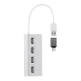 Hub USB TNB TNB HUB autoalimentado USB 2.0 de 4 puertos - aluminio Grigio di TNB, Hub USB - Rif: M0518441, Prezzo: 20,57 €, S...