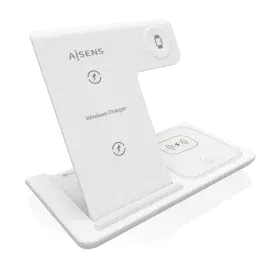 Caricabatterie Senza Fili Aisens ASCH-15W3WC044-W Bianco 3 in 1 di Aisens, Accessori per auto - Rif: M0522036, Prezzo: 20,38 ...