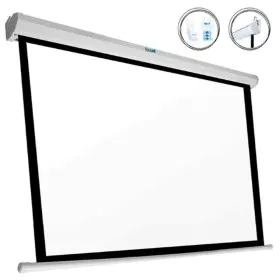 Ecran Mural Electrique iggual PSIES240 Blanc (240 x 240 cm) de iggual, Accessoires pour projecteurs - Réf : S0203723, Prix : ...