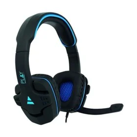 Gaming Headset with Microphone Ewent PL3320 Black Blue by Ewent, PC Headsets - Ref: S0212209, Price: 18,56 €, Discount: %