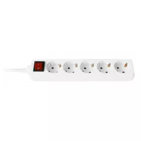 Multiprise 5 Prises avec Interrupteur Ewent EW3916 Schuko (1,5 m) de Ewent, Multiprises - Réf : S0220098, Prix : 10,73 €, Rem...