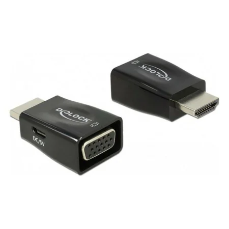 Adaptador HDMI a VGA DELOCK 65902 1920 px Negro de DELOCK, Cables HDMI - Ref: S0227892, Precio: 10,38 €, Descuento: %