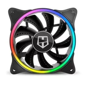 Ventilador Nox NXHUMMERXFAN Ø 12 cm 1100 rpm LED ARGB de Nox, Bases de refrigeração e ventiladores para computadores portátei...