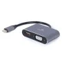 Adaptateur USB vers VGA/HDMI GEMBIRD A-USB3C-HDMIVGA-01 de GEMBIRD, Adaptateurs USB-VGA - Réf : S0232923, Prix : 15,34 €, Rem...