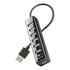 Hub USB NGS IHUB7 TINY Noir de NGS, Hubs USB - Réf : S0235874, Prix : 17,65 €, Remise : %