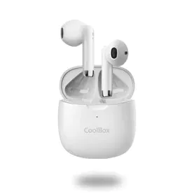 Auricolari con Microfono CoolBox COO-AUB-TWS01 Bianco di CoolBox, Cuffie per PC - Rif: S0237214, Prezzo: 18,27 €, Sconto: %