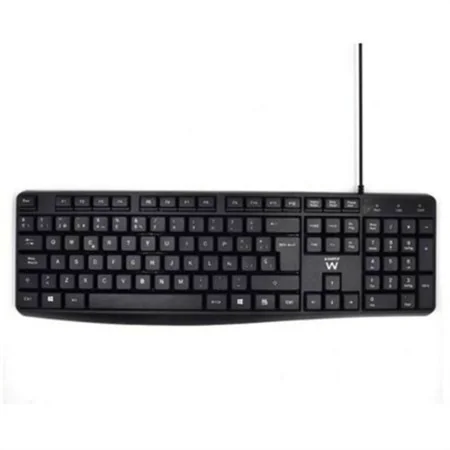 Keyboard Ewent EW3001 Black Spanish Qwerty by Ewent, Keyboards - Ref: S0237747, Price: 9,29 €, Discount: %