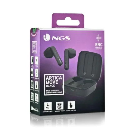 Auricular con Micrófono NGS ARTICAMOVEBLACK Blanco de NGS, Auriculares con micrófonos - Ref: S0239181, Precio: 18,71 €, Descu...