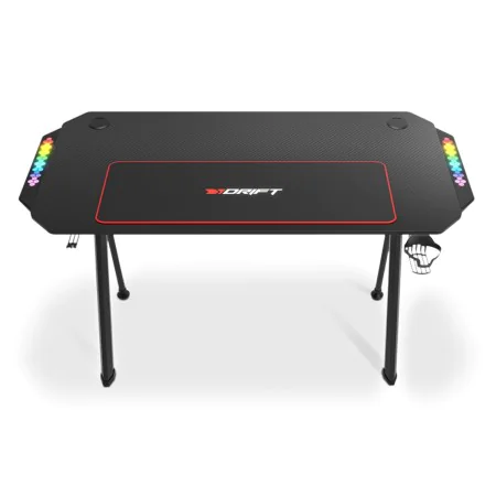 Mesa de Escritório Gaming DRIFT DRDZ175RGB Preto 120 x 60 cm de DRIFT, Secretárias e mesas para computador - Ref: S0240231, P...