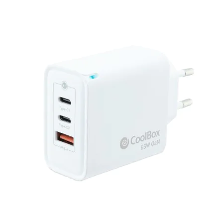 Wall Charger CoolBox LBP246DW White 65 W by CoolBox, USB Cables - Ref: S0241685, Price: 24,22 €, Discount: %