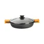 Casserole BRA A270532 (32 cm) Noir Noir/Orange Métal Aluminium Aluminium forgé Aluminium fondu Ø 32 cm de BRA, Faitouts - Réf...