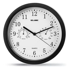 Horloge Murale ELBE RP-1005-N Blanc/Noir de ELBE, Pendules murales - Réf : S0429830, Prix : 11,99 €, Remise : %