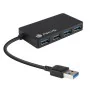 Hub USB 4 Ports NGS 244305 Noir de NGS, Hubs USB - Réf : S0430872, Prix : 14,25 €, Remise : %