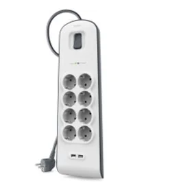 Regleta Enchufes 8 Tomas con Interruptor Belkin BSV804VF2M de Belkin, Regletas - Ref: S0441350, Precio: 30,75 €, Descuento: %