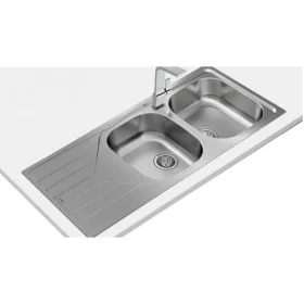 Évier double Teka 80TXP de Teka, Éviers - Réf : S0446018, Prix : 156,68 €, Remise : %