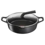 Caçarola com Tampa Tefal E2497244 Preto Ø 28 cm de Tefal, Caçarolas - Ref: S0449858, Preço: 52,34 €, Desconto: %