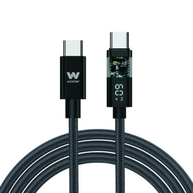 USB-C Cable Woxter Black 2 m by Woxter, USB Cables - Ref: S0455444, Price: 10,21 €, Discount: %