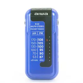 Transistor Radio Aiwa Blue by Aiwa, Radios, MP3 & CD Players - Ref: S0456855, Price: 21,99 €, Discount: %