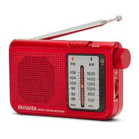 Rádio Portátil Aiwa Vermelho de Aiwa, Rádios, MP3 e reprodutores de CD - Ref: S0456880, Preço: 25,37 €, Desconto: %