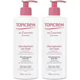 Körper-Feuchtigkeitsmilch Topicrem 500 ml x 2 von Topicrem, Feuchtigkeitscremes - Ref: M0119578, Preis: 23,76 €, Rabatt: %