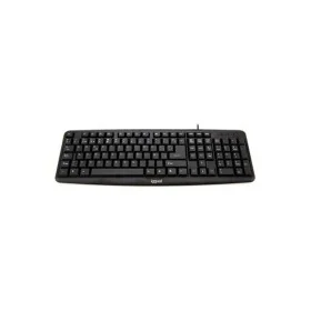 Clavier iggual QWERTY USB Noir Espagnol Qwerty de iggual, Claviers - Réf : S0457596, Prix : 7,64 €, Remise : %