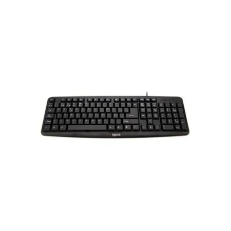 Keyboard iggual QWERTY USB Black Spanish Qwerty by iggual, Keyboards - Ref: S0457596, Price: 6,87 €, Discount: %