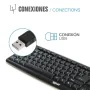 Keyboard iggual QWERTY USB Black Spanish Qwerty by iggual, Keyboards - Ref: S0457596, Price: 6,87 €, Discount: %