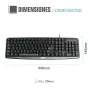 Keyboard iggual QWERTY USB Black Spanish Qwerty by iggual, Keyboards - Ref: S0457596, Price: 6,87 €, Discount: %