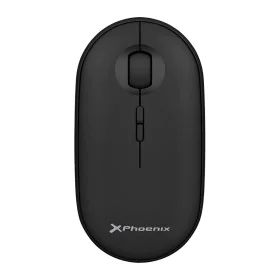 Optical Wireless Mouse Phoenix Black 1600 dpi (1 Unit) by Phoenix, Mice - Ref: S0458649, Price: 9,68 €, Discount: %