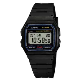 Montre Unisexe Casio Noir de Casio, Montres bracelet - Réf : S0458835, Prix : 16,61 €, Remise : %