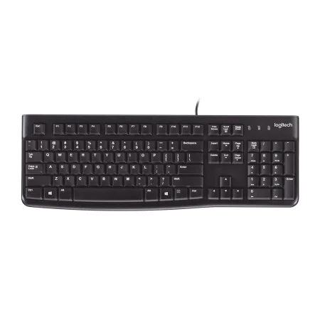 Spanish Qwerty Logitech K120 USB Black Spanish Qwerty QWERTY by Logitech, Keyboards - Ref: S0459219, Price: 16,21 €, Discount: %