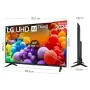 TV intelligente LG 43UT73006LA.AEUQ 43" 4K Ultra HD LED HDR D-LED de LG, Téléviseurs - Réf : S0460351, Prix : 338,64 €, Remis...