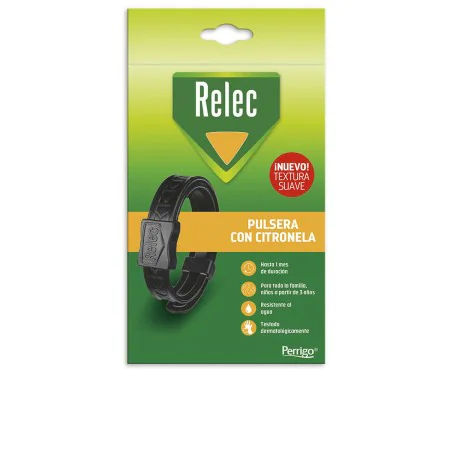 Bracciale Anti-zanzare alla Citronella Relec Nero Adulti di Relec, Controllo degli insetti - Rif: S05101504, Prezzo: 12,26 €,...