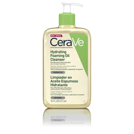 Moisturising Oil CeraVe Hydrating Foaming Oil Cleanser Foam Cleaner 473 ml by CeraVe, Moisturisers - Ref: S05110482, Price: 1...