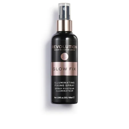 Spray Fixador Revolution Make Up Glow Fix Iluminador 100 ml de Revolution Make Up, Acabamento de maquilhagem - Ref: S05113460...