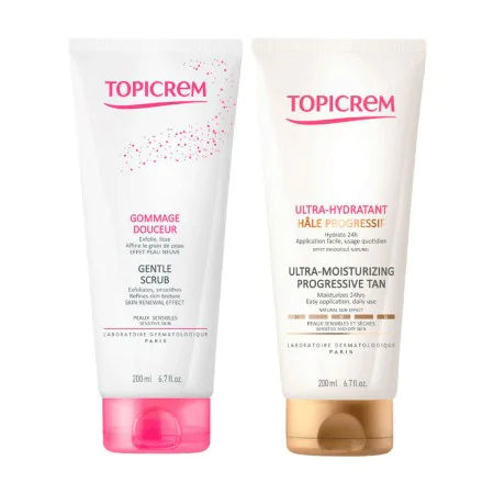 Self-Tanning Body Lotion Topicrem Progressive Tan 2 Pieces by Topicrem, Self-tanning - Ref: S05114713, Price: 16,98 €, Discou...