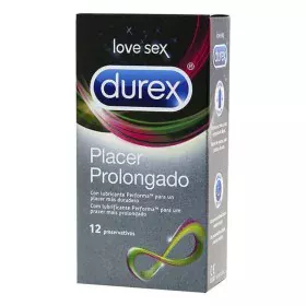 Preservativos Durex Placer Prolongado de Durex, Preservativos masculinos - Ref: S05120867, Precio: 8,84 €, Descuento: %