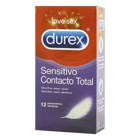 Preservativos Durex Sensitivo Contacto Total 12 Unidades de Durex, Preservativos masculinos - Ref: S05120868, Precio: 8,48 €,...